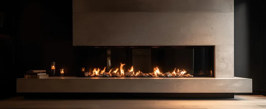 Gas Fireplace Ember Bed Design Services in Noblesville, Indiana