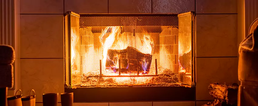 Mendota Hearth Landscape Fireplace Installation in Noblesville, Indiana