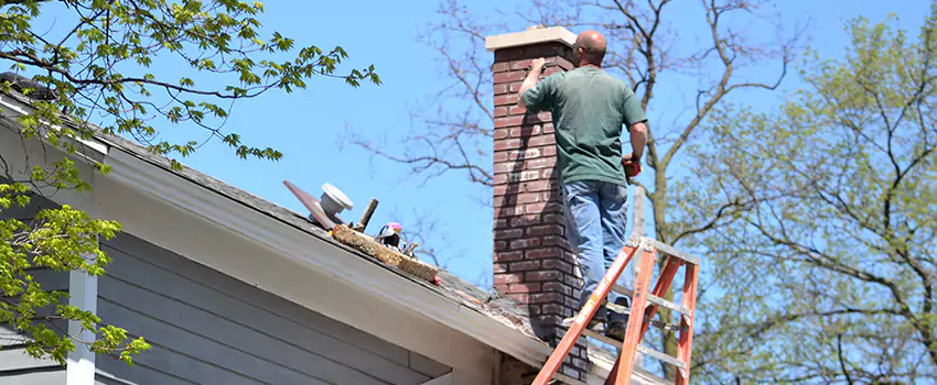 Vinyl and PVC Chimney Flashing Installation in Noblesville, IN