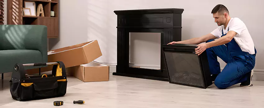 Old Rusted Metal Fireplace Repair And Replacement in Noblesville, IN
